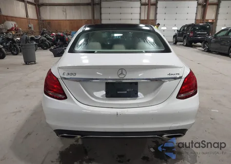 2016 Mercedes-Benz C 300 4Matic from USA, damaged, VIN 55SWF4KB8GU167845